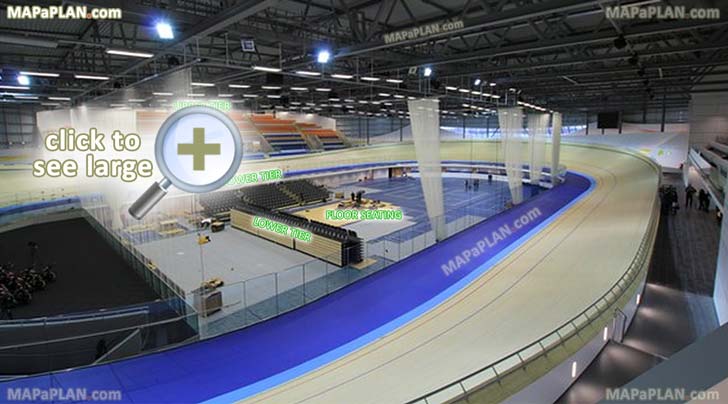 view cycle track lower upper tier sections 3d interactive inside layout tour best seats guide Derby Velodrome Arena seating plan