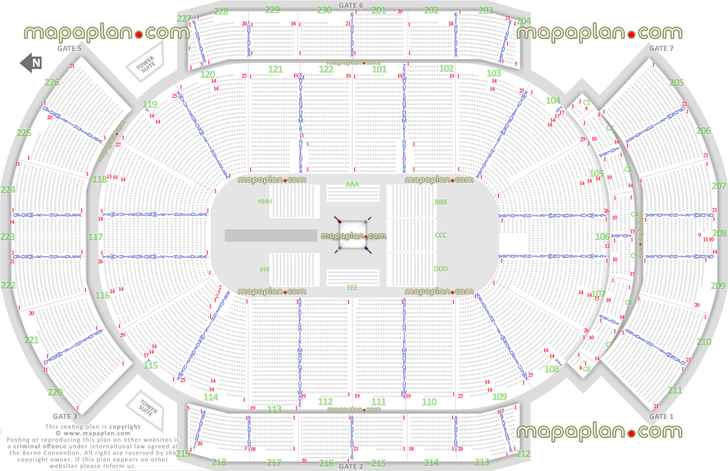 wwe raw smackdown wrestling boxing match events glendale arizona map row numbers 360 round ring floor configuration diagram rows upper balcony level 201 202 203 204 205 206 207 208 209 210 211 212 213 214 215 216 217 218 219 220 221 222 223 224 225 226 227 228 229 230 Glendale Desert Diamond Arena seating chart