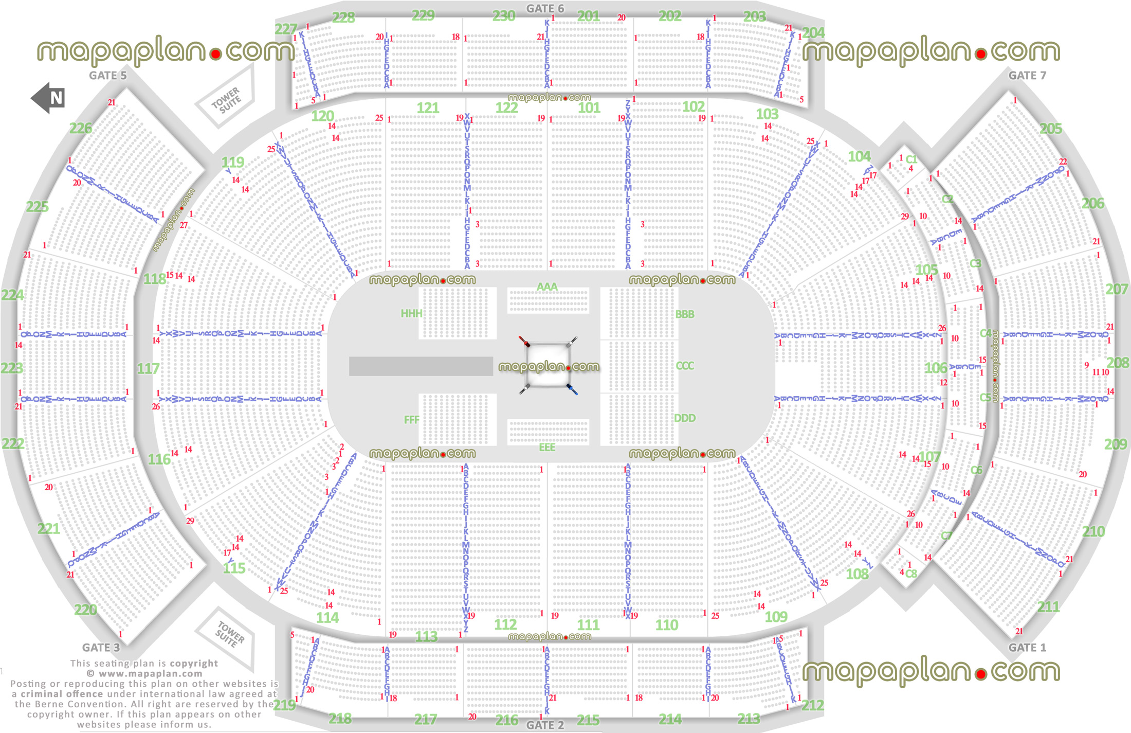 wwe raw smackdown wrestling boxing match events glendale arizona map row numbers 360 round ring floor configuration diagram rows upper balcony level 201 202 203 204 205 206 207 208 209 210 211 212 213 214 215 216 217 218 219 220 221 222 223 224 225 226 227 228 229 230 Glendale Desert Diamond Arena seating chart