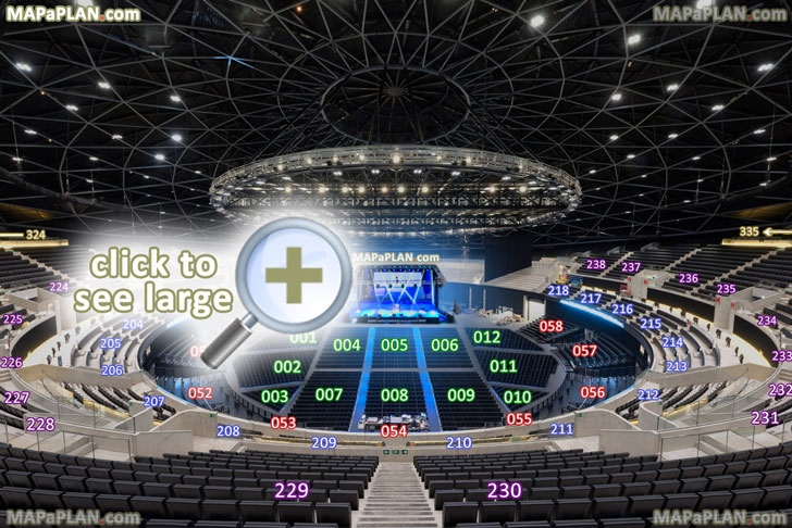 Best seats concert stage view virtual inside tour sections tier levels Hydro SSE Arena Glasgow seating plan
