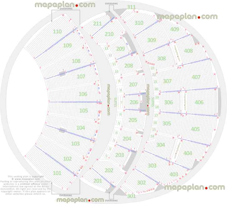 Las Vegas Sphere seating chart interactive seating checker plan lv msg dome arena seat numbers per row ticket prices sections review diagram