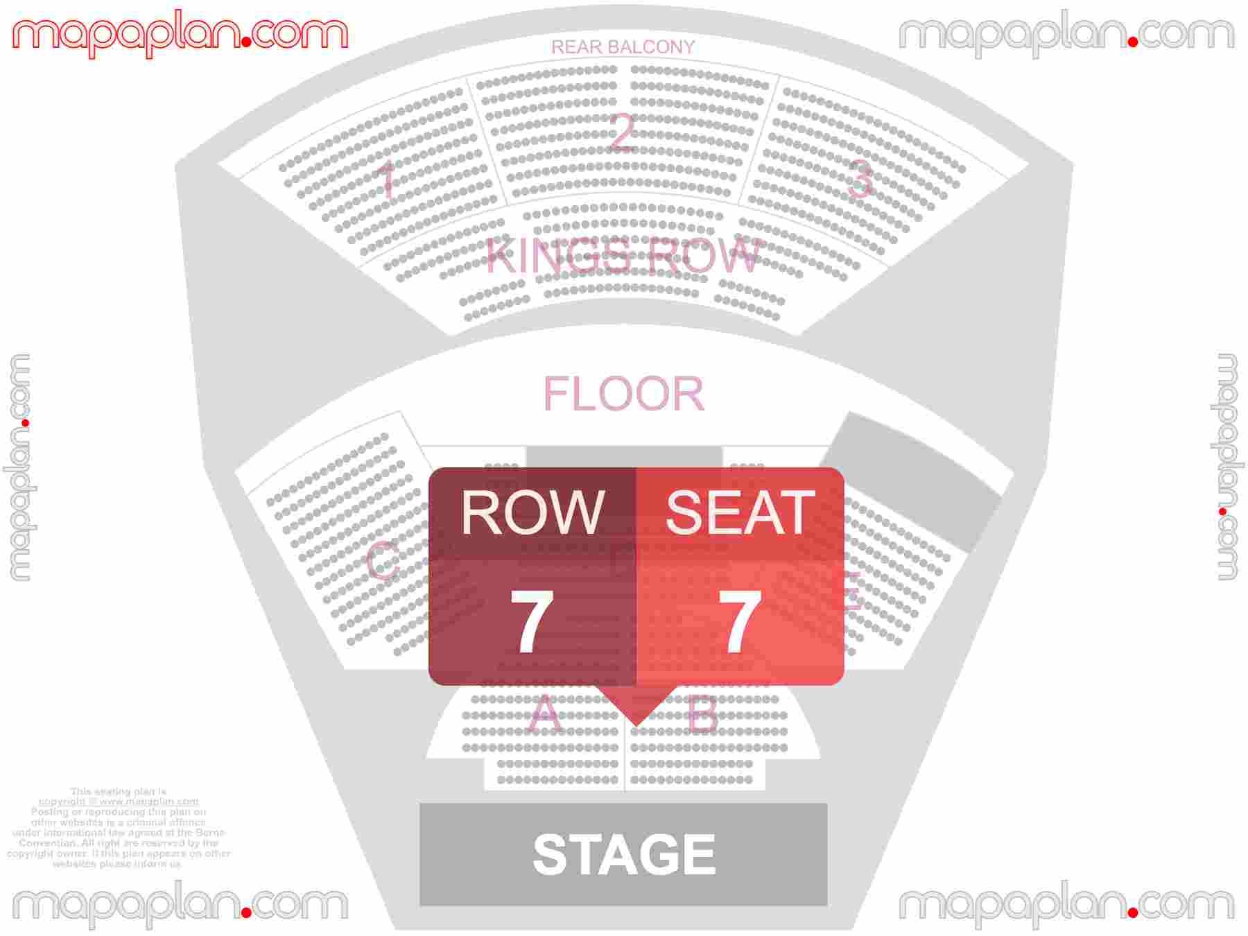 London Indigo at the O2 seating plan Concert detailed seat numbers and row numbering plan with interactive map chart layout
