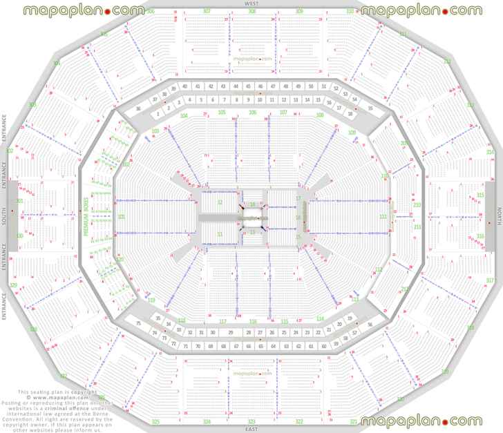 wwe raw smackdown live wrestling boxing match events 360 round ring configuration best good bad worst partial obstructed view seats executive hospitality rental suites level Louisville KFC Yum! Center seating chart