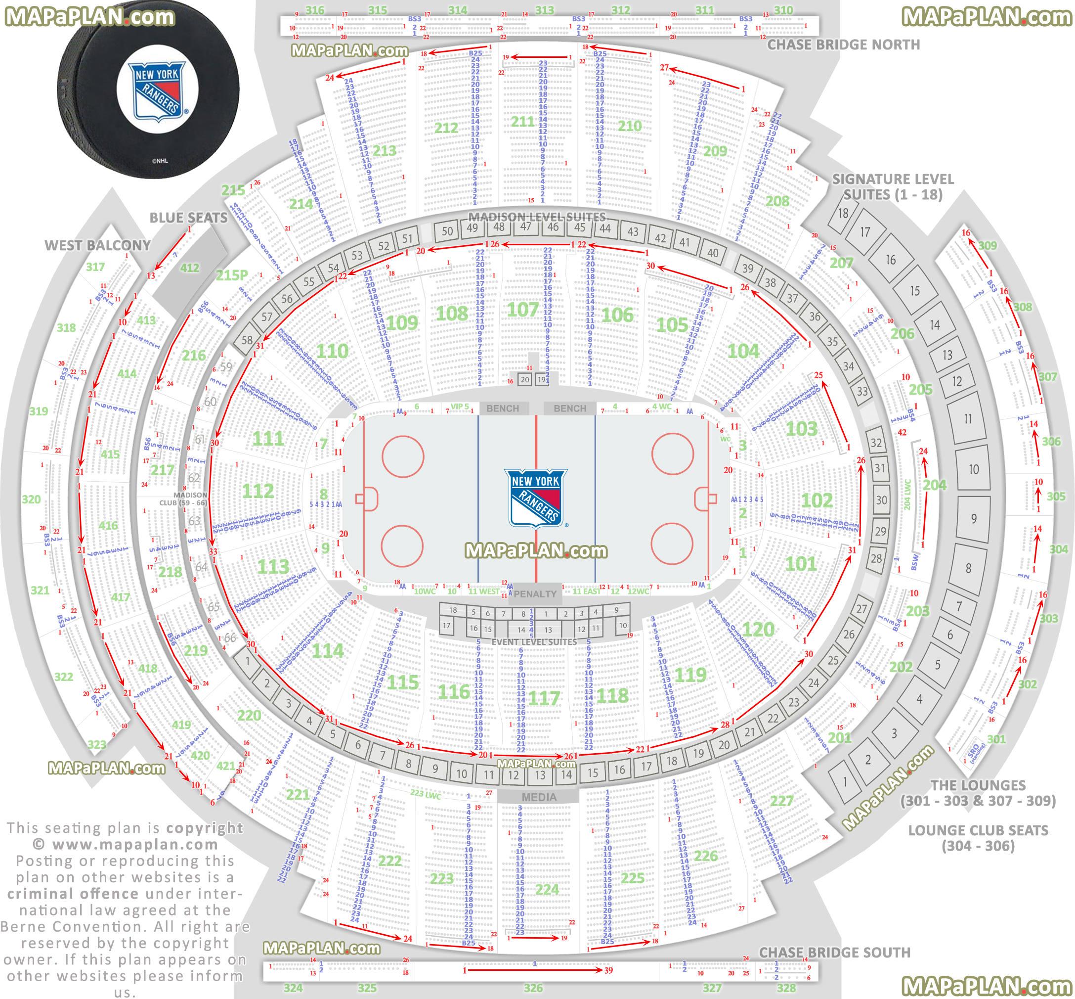 Club Msg Seating Chart