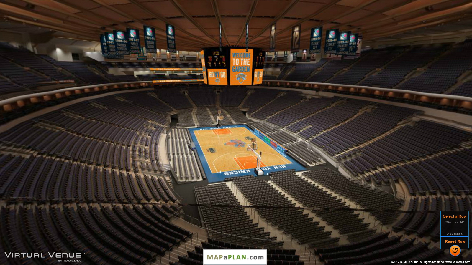 Madison square garden seating chart View section suite 904