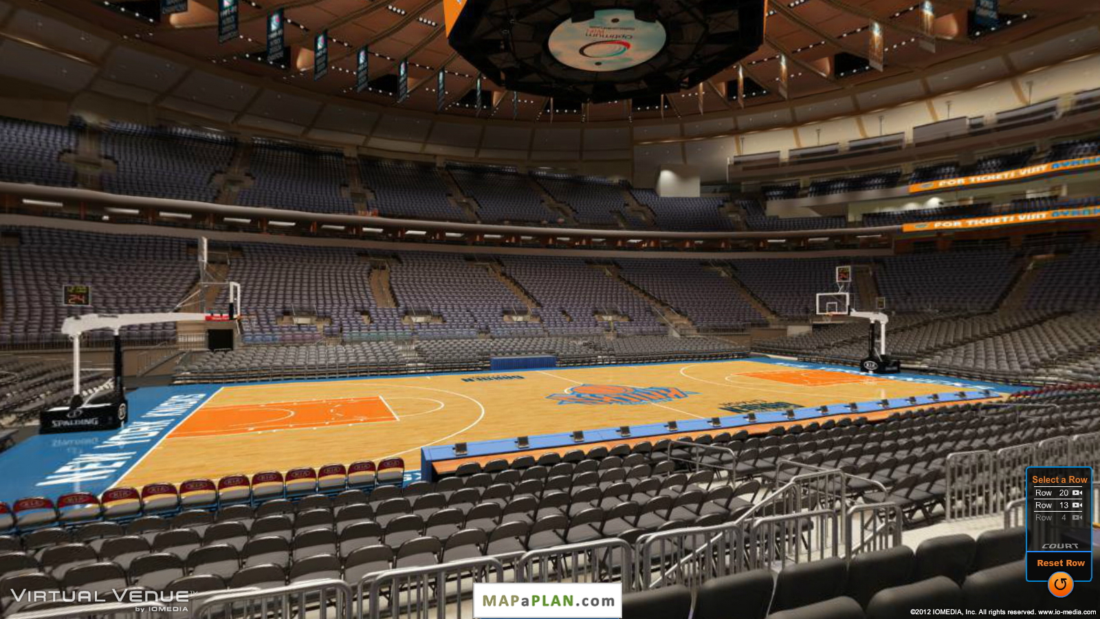 Madison square garden seating chart View from section 106