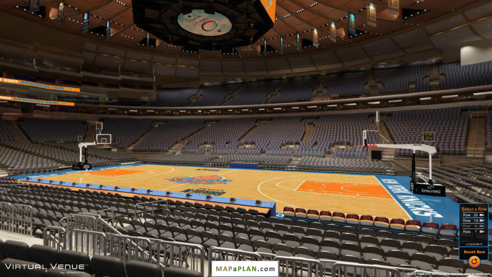 Madison Square Garden seating chart View from section 108