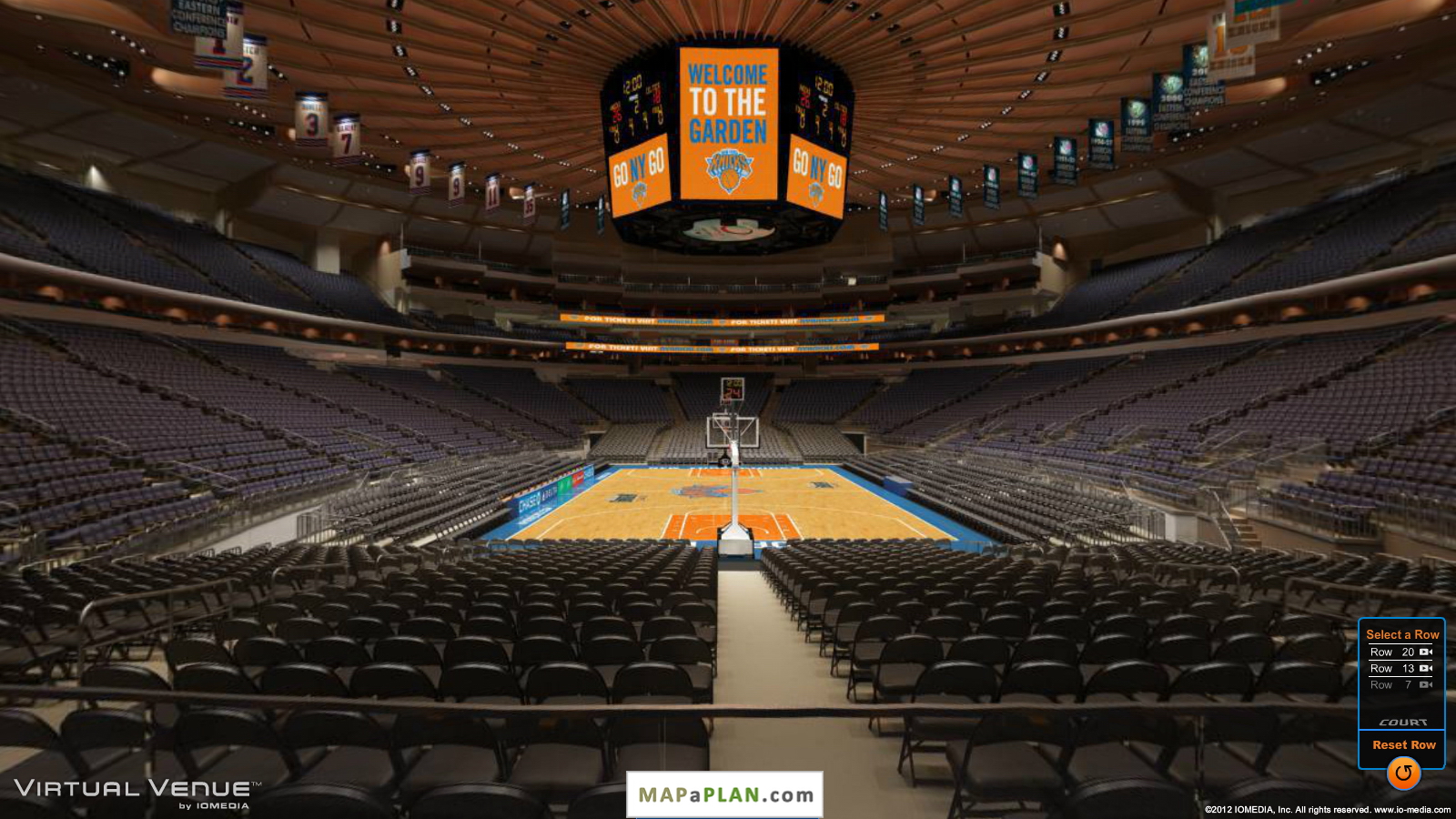 Madison Square Garden seating chart View from section 112