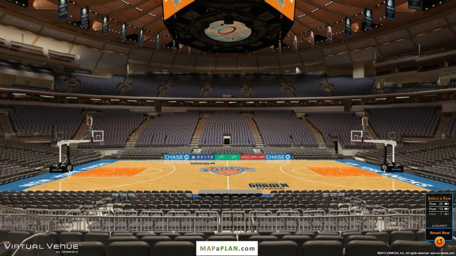 Madison square garden seating chart View from section 117