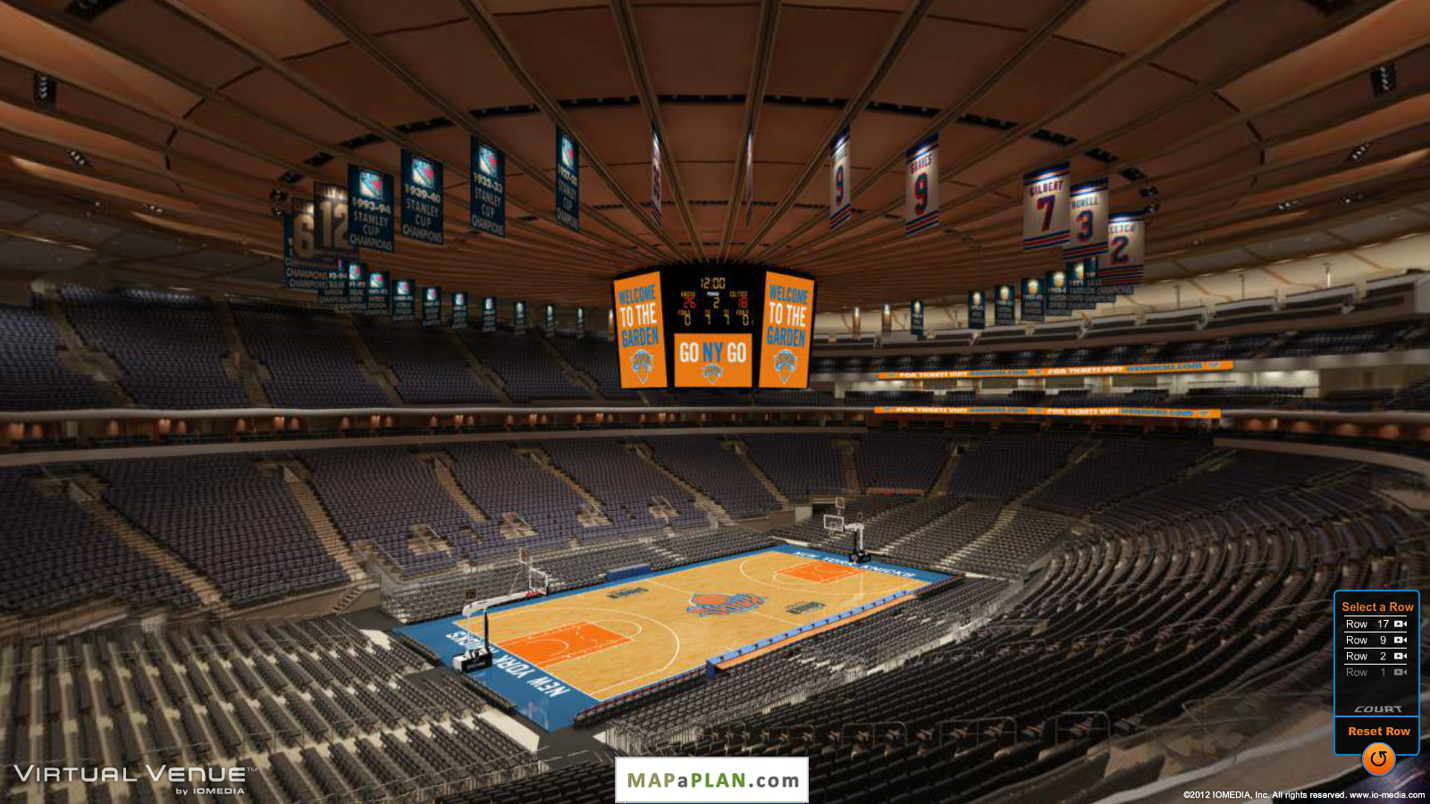Madison Square Garden seating chart View from section 208