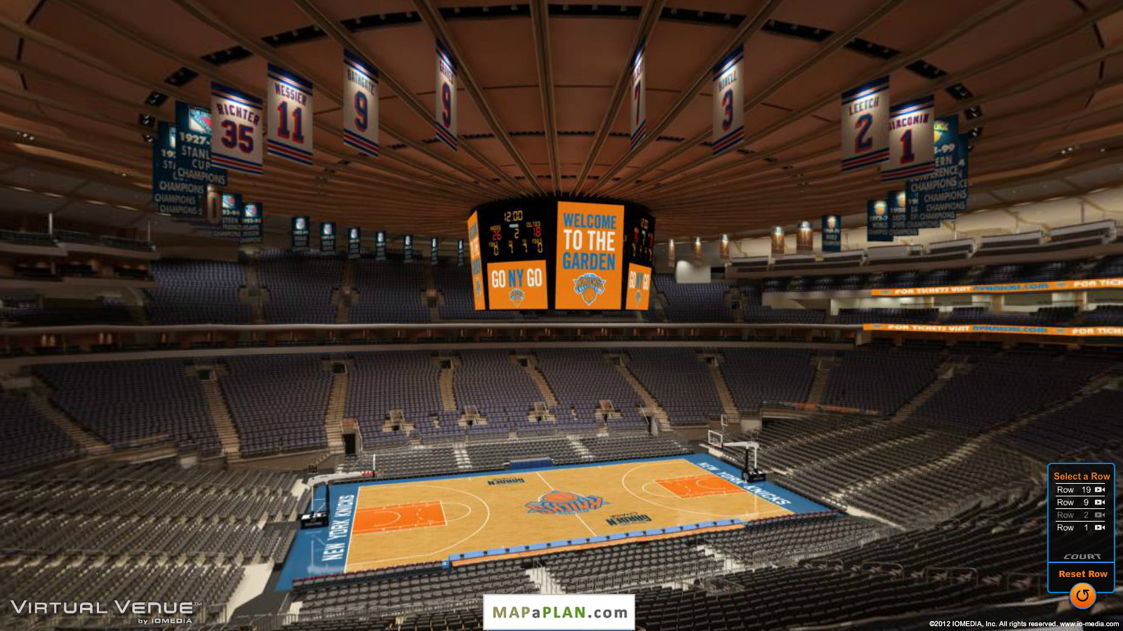 Madison Square Garden seating chart View from section 210