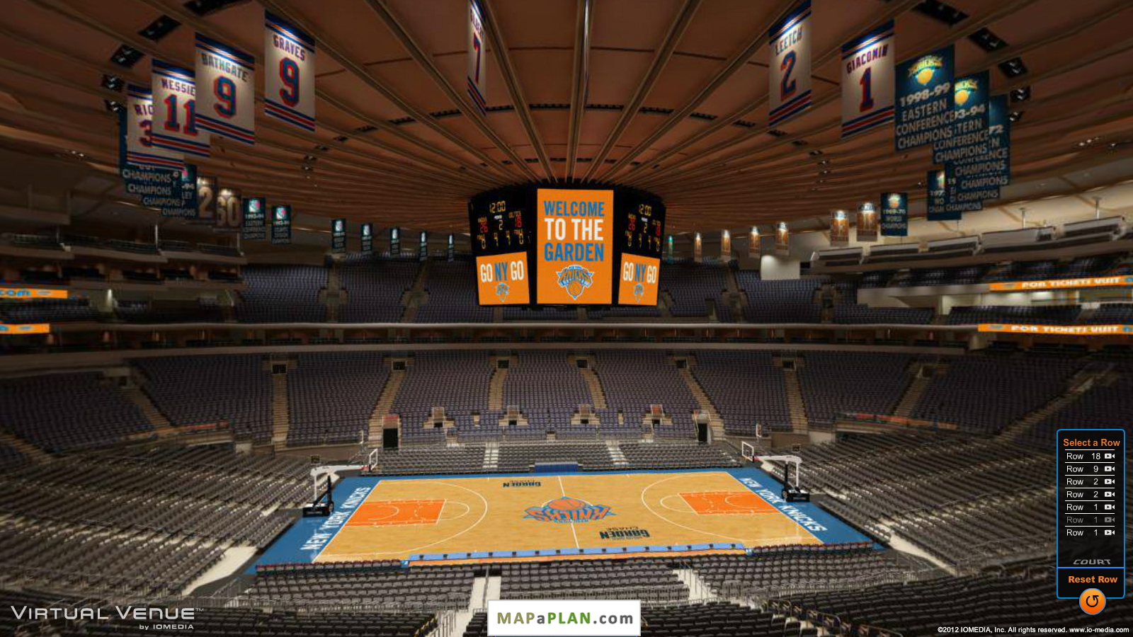 Madison square garden seating chart View from section 211