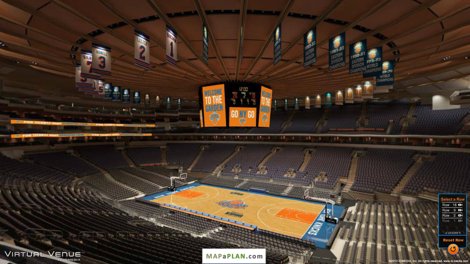 Madison square garden seating chart View from section 213