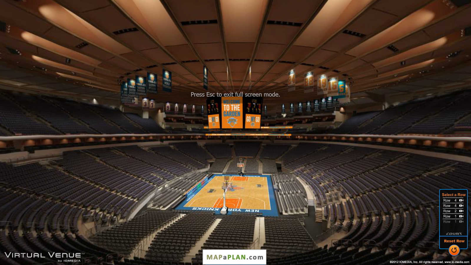 Madison Square Garden seating chart View from section 218