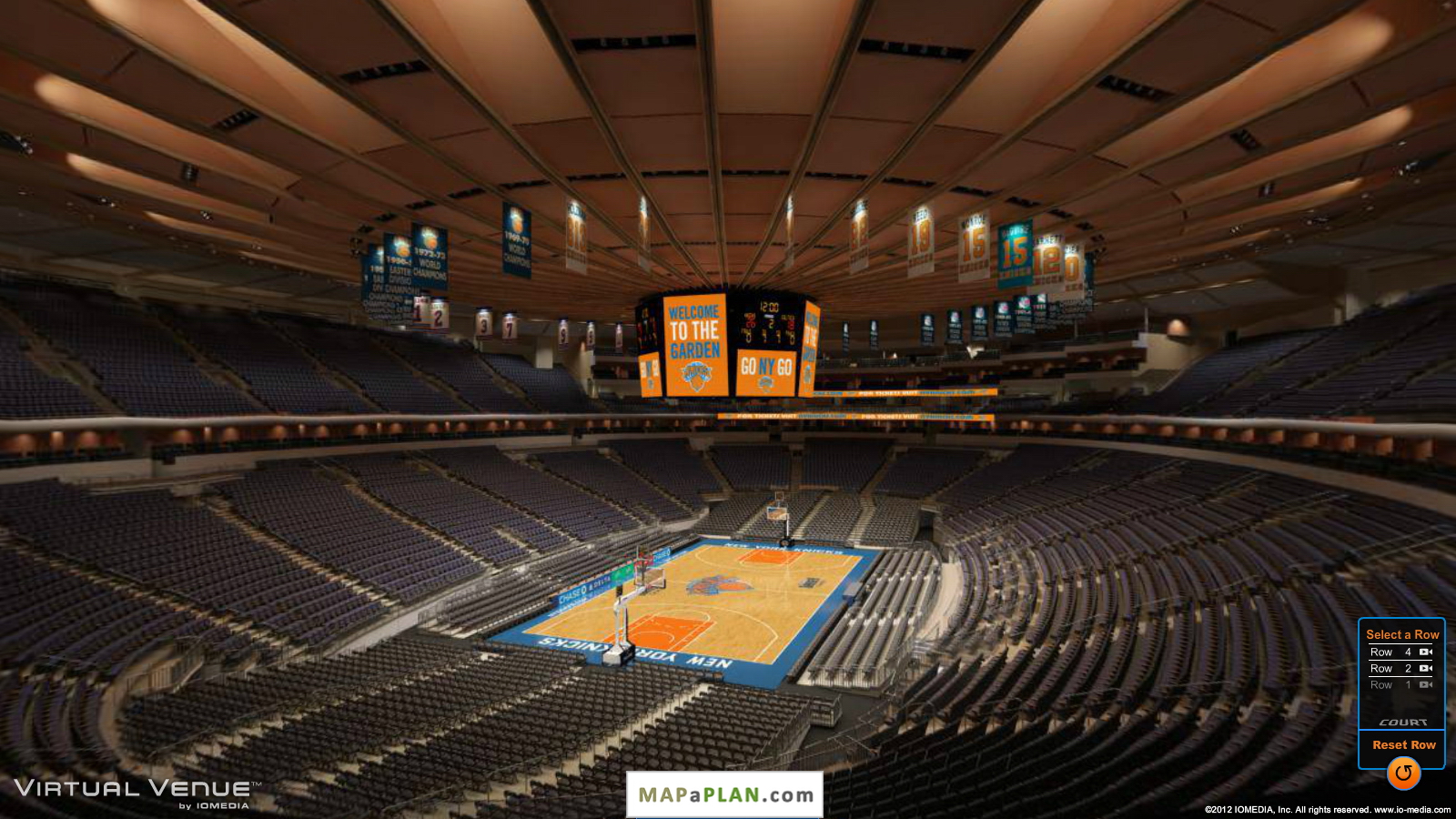 Madison square garden seating chart View from section 219