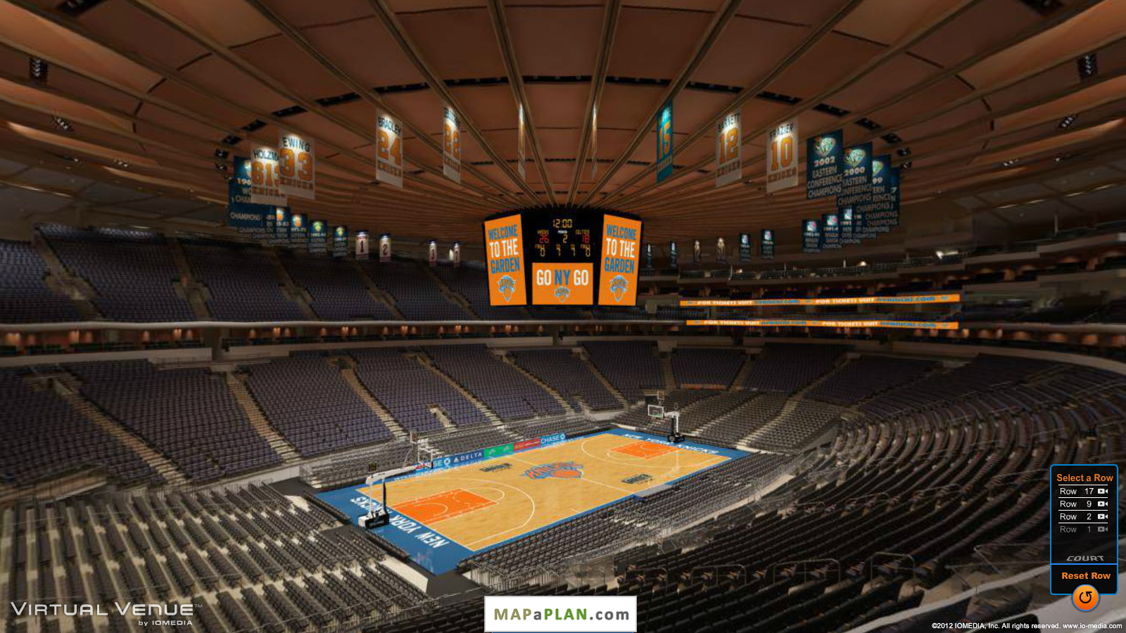 Madison square garden seating chart View from section 221