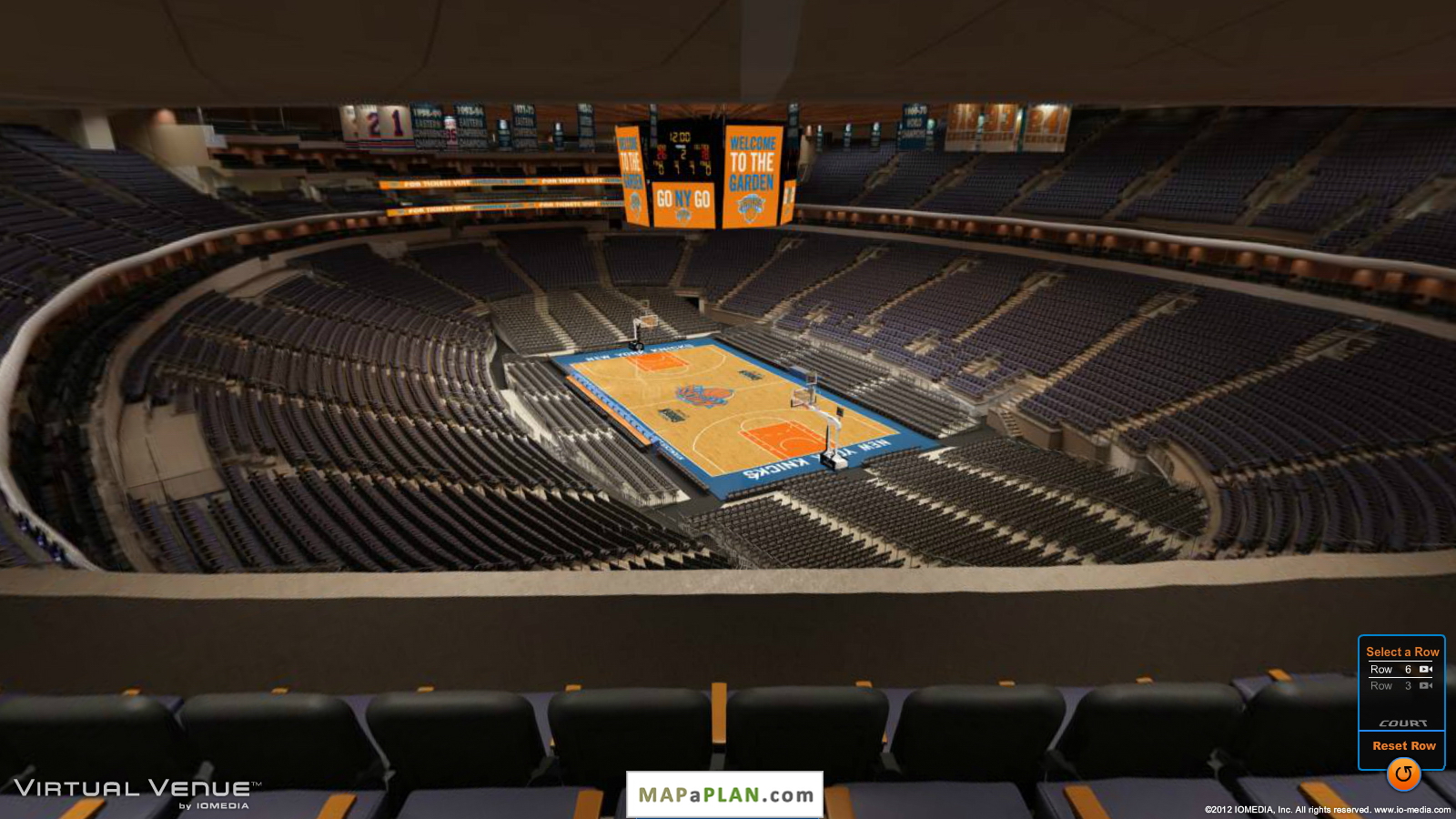 Madison square garden seating chart View from section 414