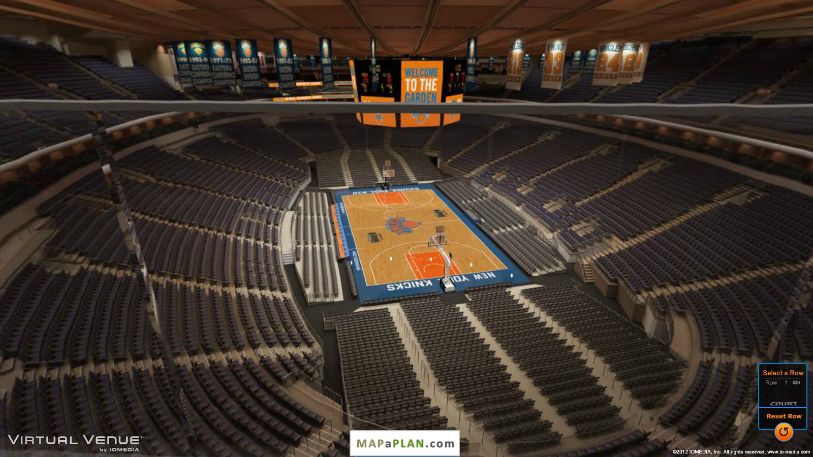 Madison Square Garden seating chart View from West Balcony section 19