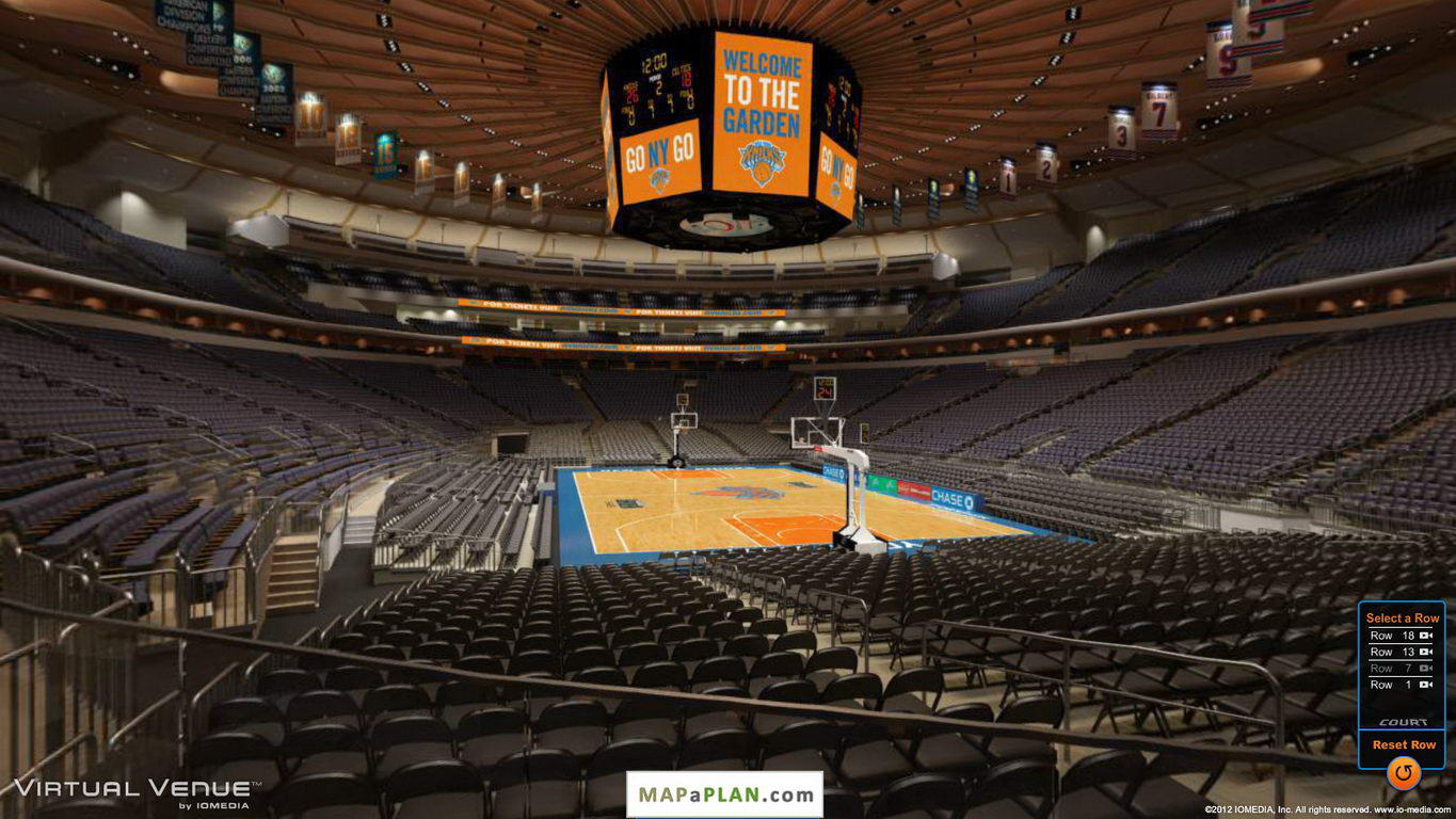 Madison square garden seating chart View from section 101