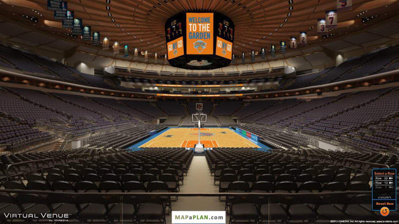 Madison square garden seating chart View from section 102