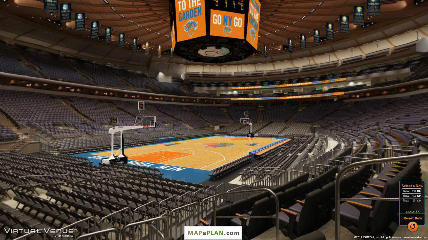 Madison square garden seating chart View from section 104