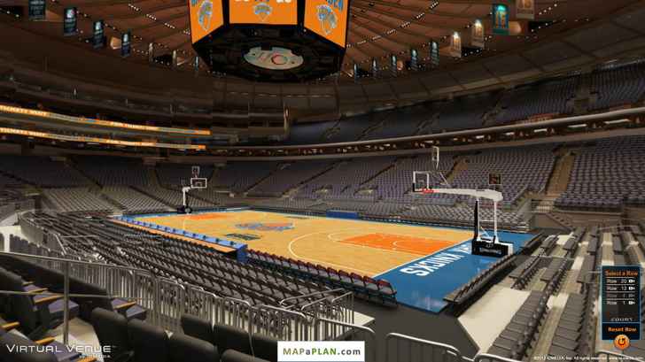 Madison Square Garden Seating Chart Detailed Seat Numbers Mapaplan Com