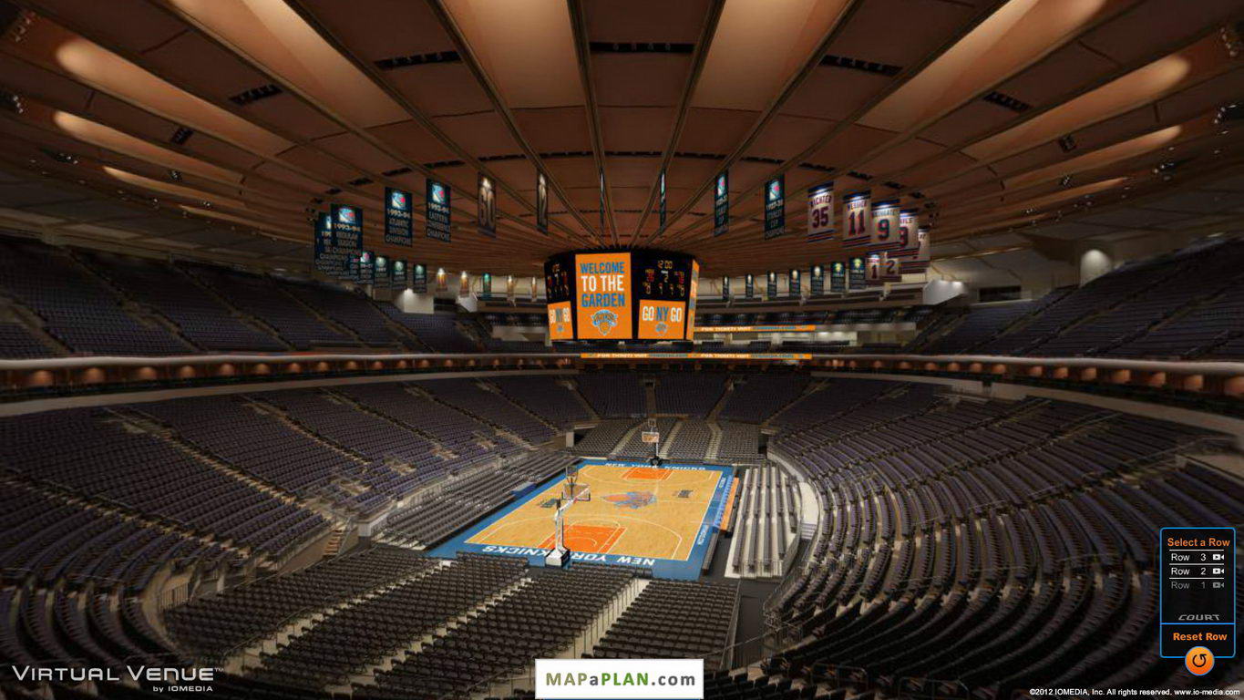 Madison square garden seating chart View from section 205