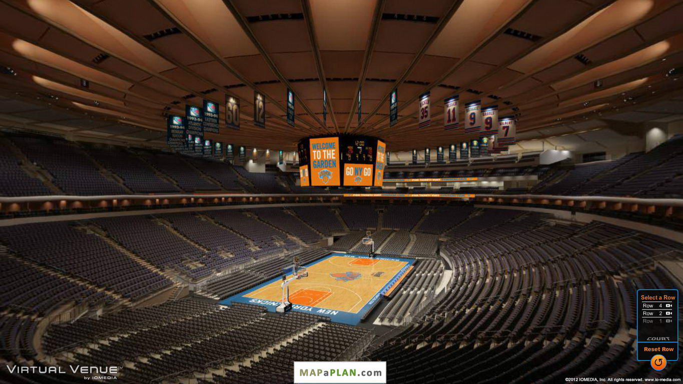 Madison square garden seating chart View from section 206