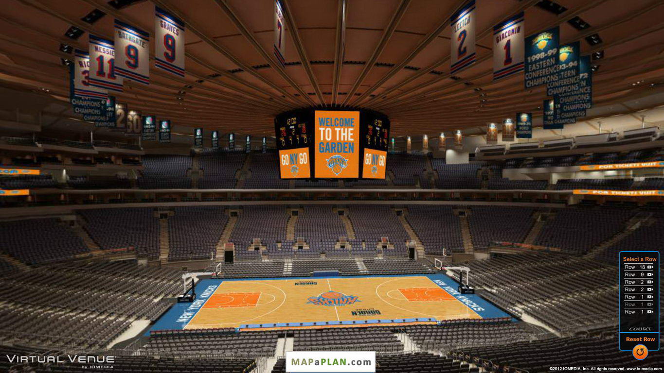 Madison square garden seating chart View from section 211