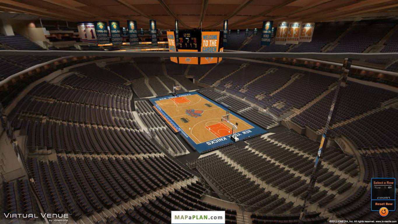 Madison square garden seating chart View from West Balcony section 18