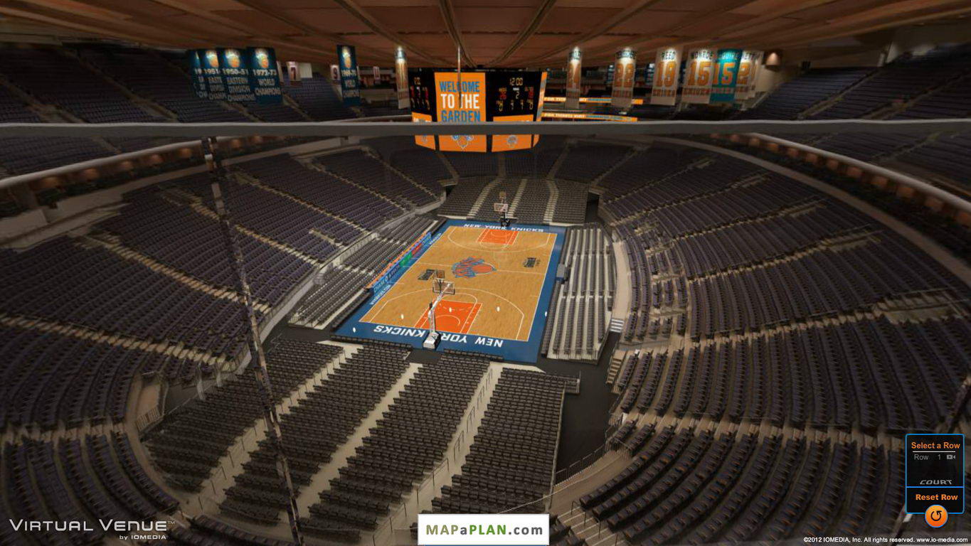 Madison square garden seating chart View from West Balcony section 21
