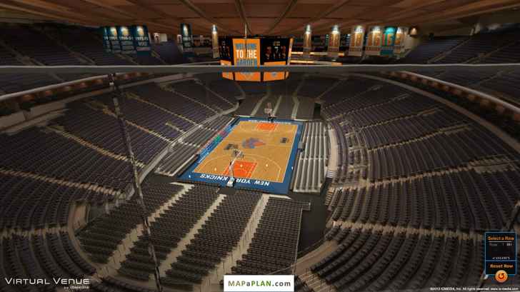 Madison Square Garden seating chart View from West Balcony section 21