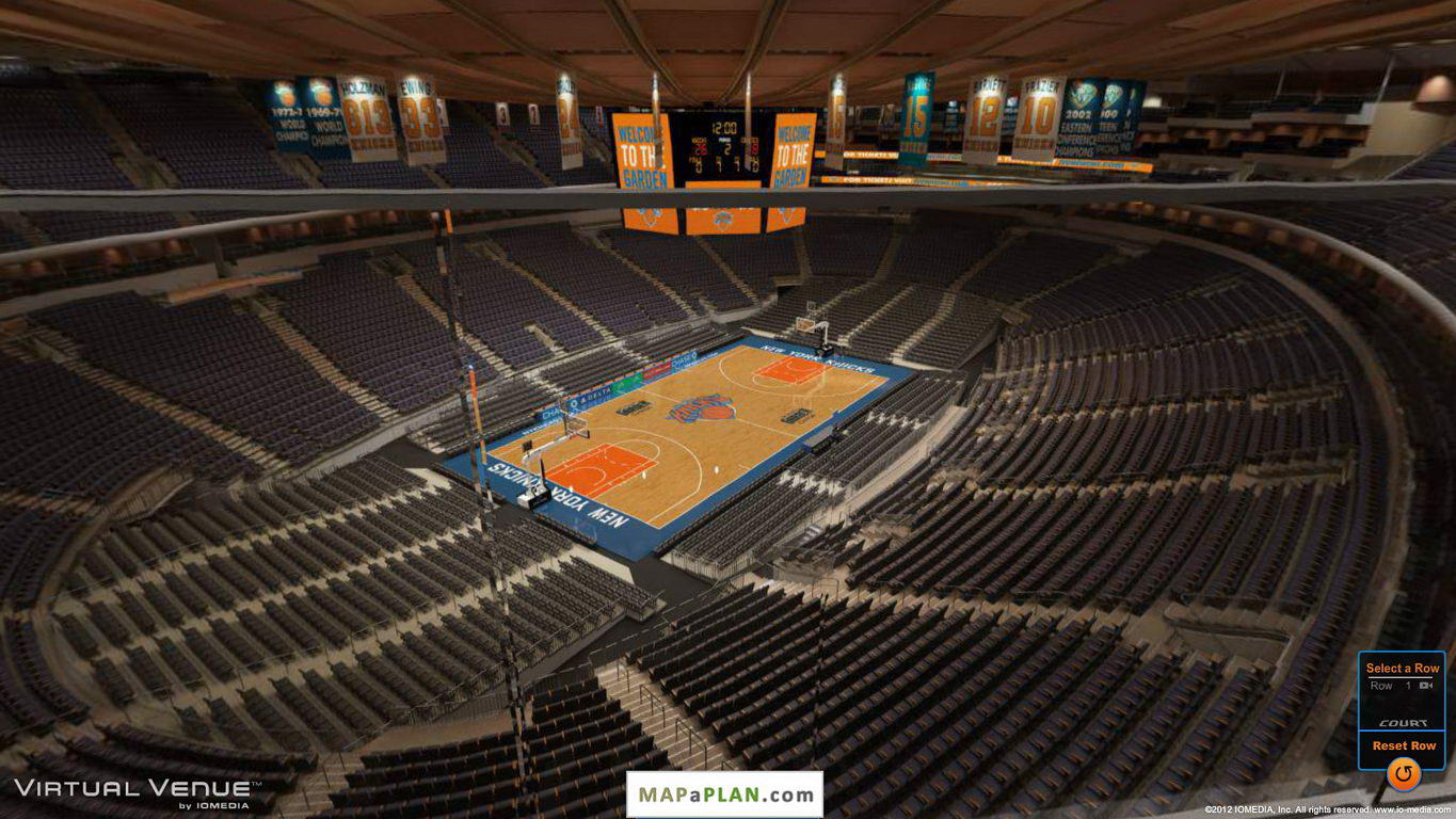 Madison square garden seating chart View from West Balcony section 23