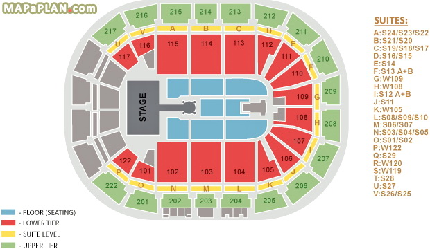 The exact madonna glee catwalk stage Manchester AO Arena seating plan