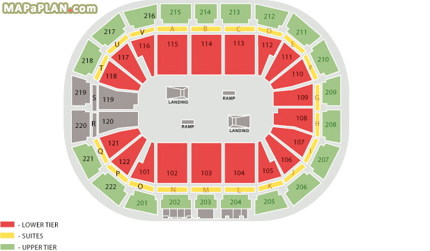 Motor sport event seating Manchester Arena seating plan