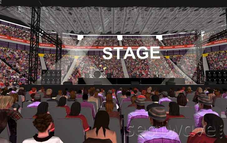 Block b view from seat best experience Manchester AO Arena seating plan