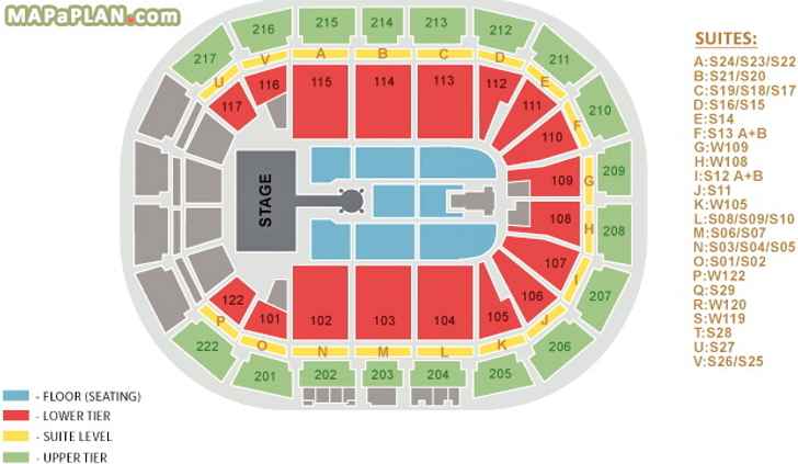 The exact madonna glee catwalk stage  Manchester AO Arena seating plan