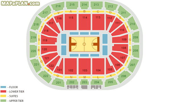 Basketball usa gb Manchester Arena seating plan