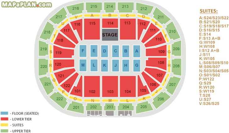 City of manchester netball Manchester AO Arena seating plan