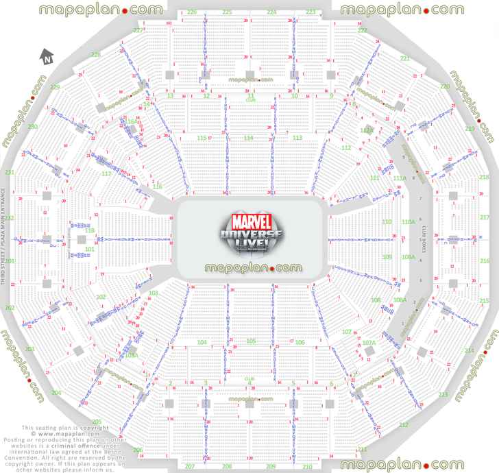 marvel universe seating map printable visual layout diagram full exact row numbers plan seats row plaza club terrace level sections row a b c d e f g h j k l m n p q r s t u v w x y aa bb cc dd ee ff gg hh jj kk ll Memphis FedExForum seating chart