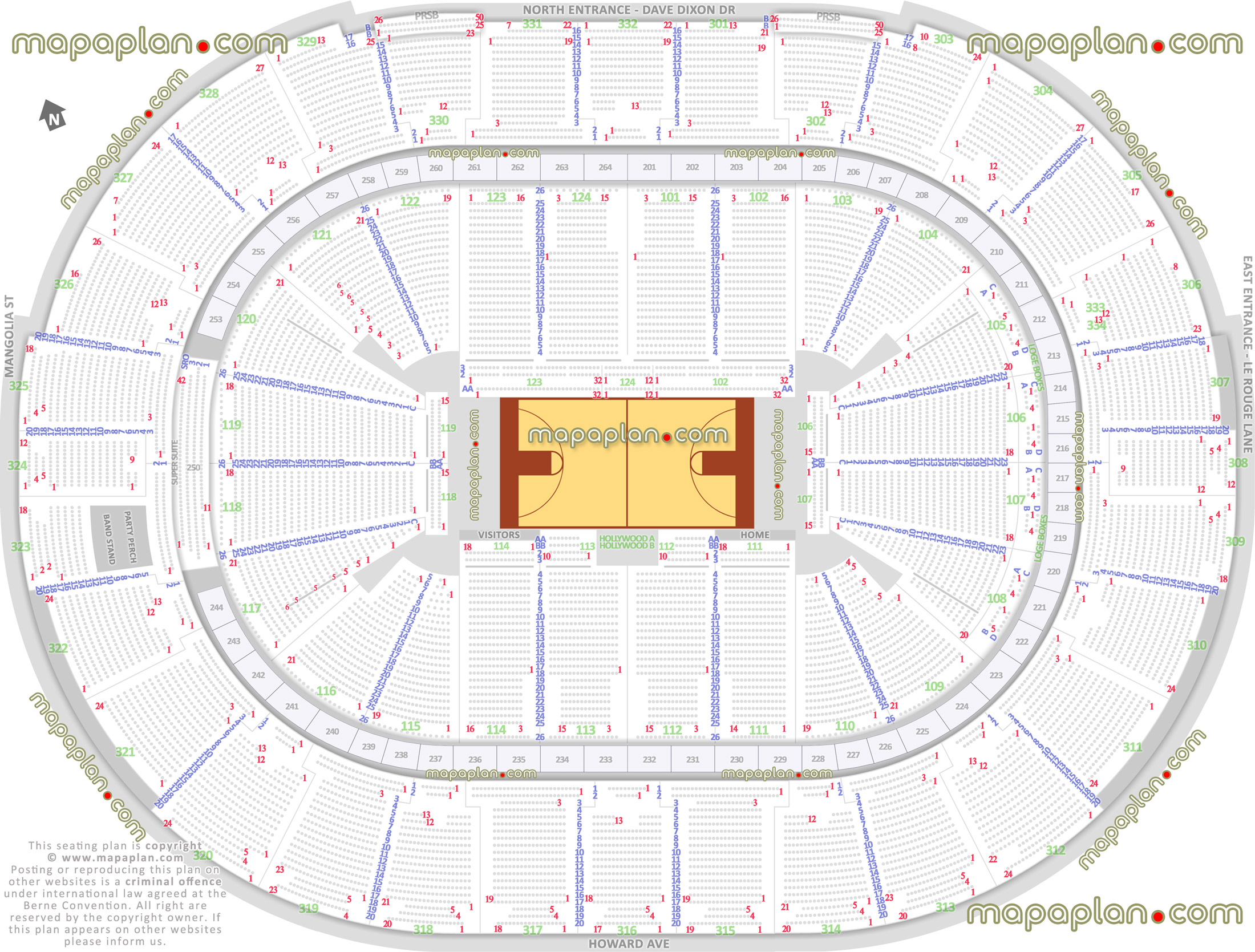 basketball plan new orleans pelicans nba ncaa tournament games arena stadium diagram individual find seat locator seats row best seats rows numbered lower upper balcony club level sections 101 102 103 104 105 106 107 108 109 110 111 112 113 114 115 116 117 118 119 120 121 122 123 124 New Orleans Smoothie King Center arena seating chart