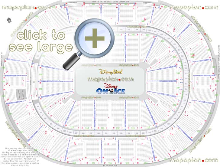 disney ice disney live new orleans la usa best seat finder 3d interactive virtual tool precise detailed aisle seat loge box rows numbering location data plan ice rink event floor level map lower bowl concourse club upper balcony box seating party suites rows 1 2 3 4 5 6 7 8 9 10 11 12 13 14 15 16 17 18 19 20 21 22 23 24 25 26 New Orleans Smoothie King Center arena seating chart