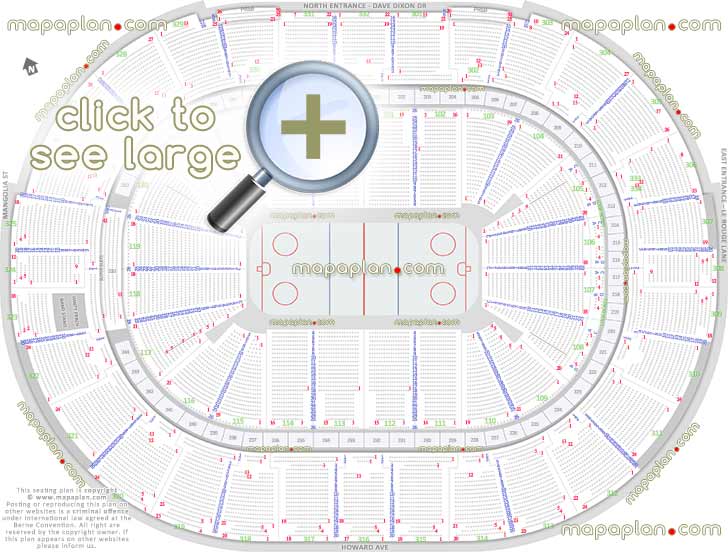 hockey games arena seating capacity arrangement diagram smoothie king center new orleans arena interactive virtual 3d detailed layout glass rinkside seats party perch band stand full exact row numbers plan seats row lower upper level stadium bowl sections New Orleans Smoothie King Center arena seating chart