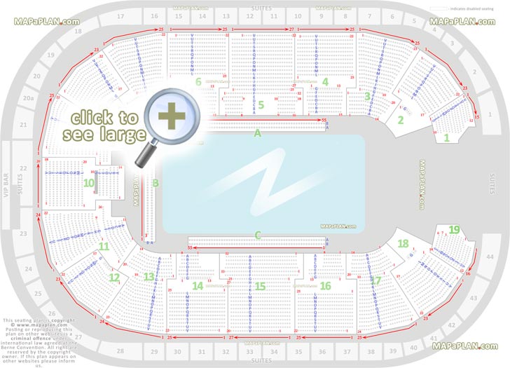 disney on ice panthers hockey find my seat guide showing blocks rows vip box suites arrangement Nottingham Motorpoint Arena seating plan