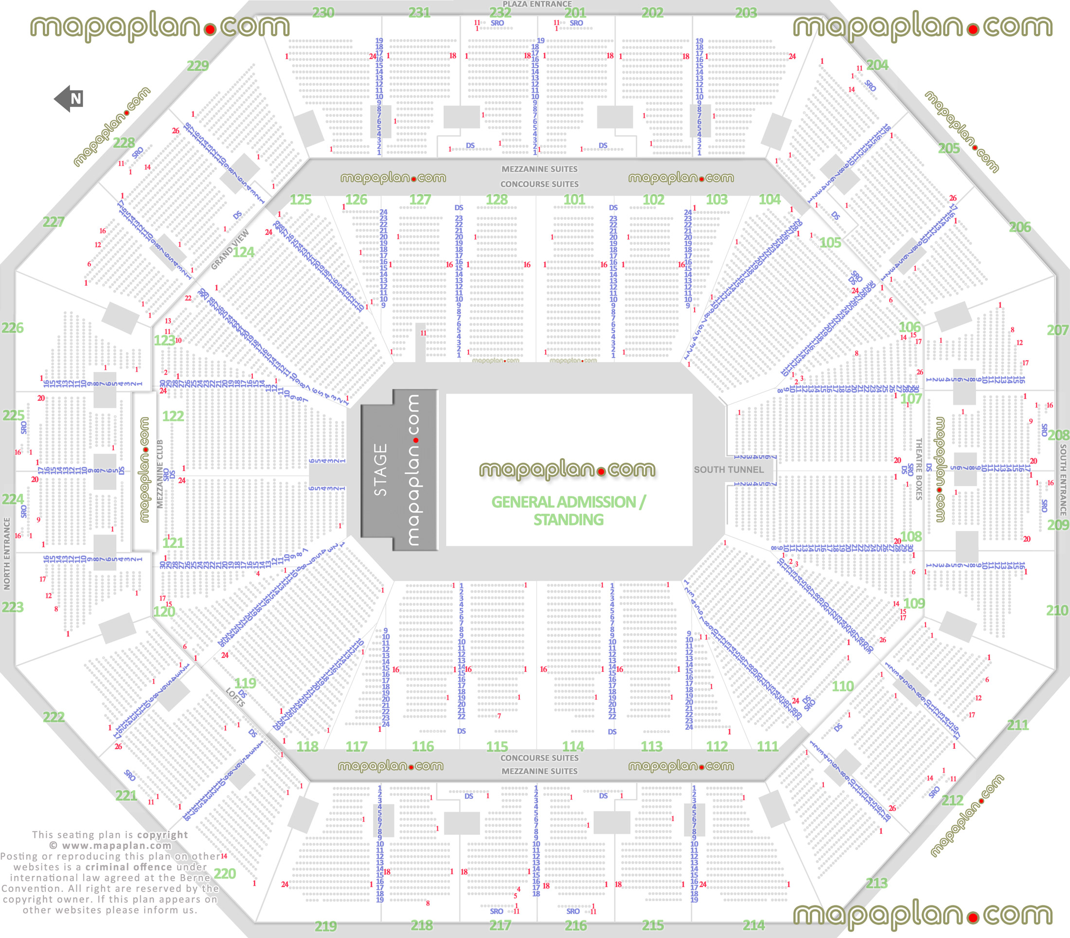 Oracle Arena Seating Chart Concert Bts