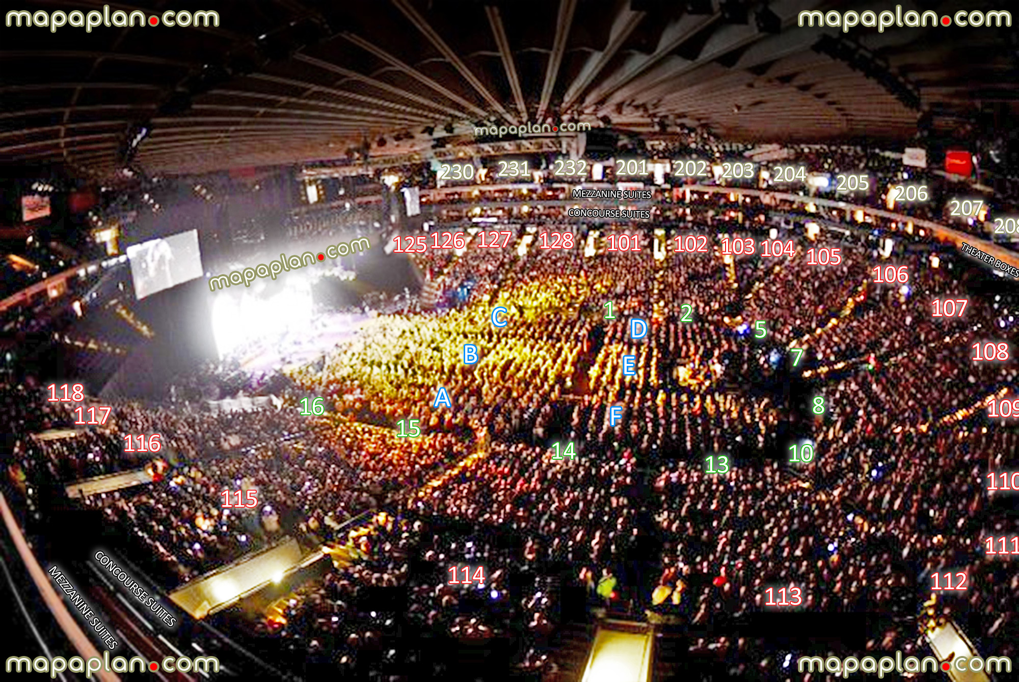 view section 215 row 1 seat 10 virtual review concert stage photo guide sections 101 102 103 104 105 106 107 108 109 110 111 112 113 114 115 116 117 118 119 120 121 122 123 124 125 126 127 128 Oakland Oracle Arena seating chart