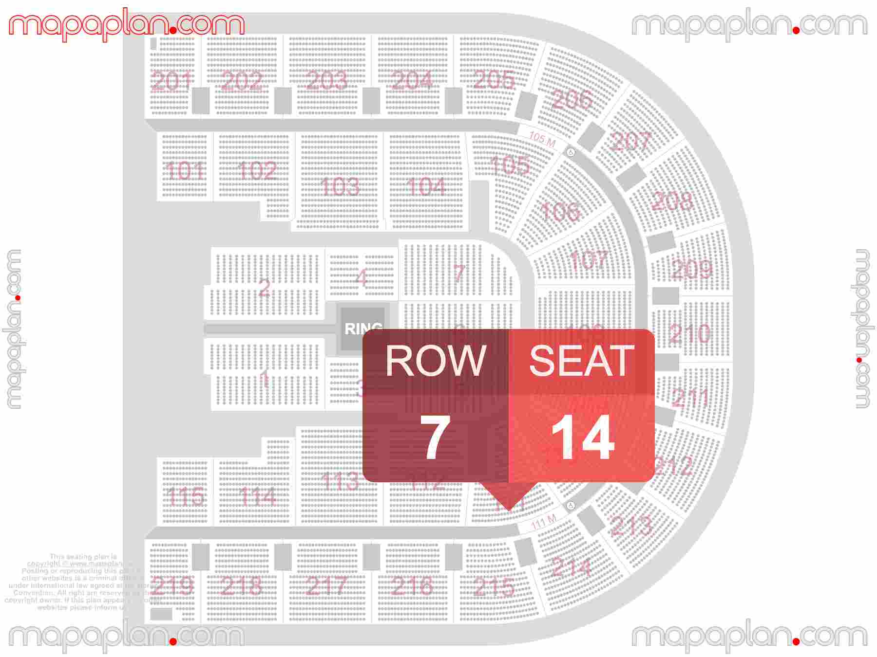 Oberhausen Rudolf Weber Arena seating plan Concerts WWE MMA Konzerte Sitzplan mit Sitzplatznummerierung und Reihen inside capacity view arrangement map - Interactive virtual 3d best seats & rows detailed stadium image configuration layout