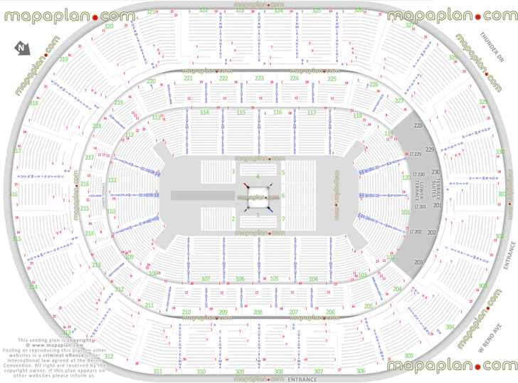 wwe raw smackdown wrestling boxing match events okc map row 360 round ring floor configuration upper level 301 302 303 304 305 306 307 308 309 310 311 312 313 314 315 316 317 318 319 320 321 322 323 324 325 326 327 328 329 330 Oklahoma City Paycom Center Arena seating chart