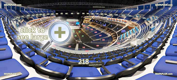 view section 218 row 12 seat 12 virtual interactive 3d behind stage interior tour inside picture general admission ga Orlando Amway Center seating chart