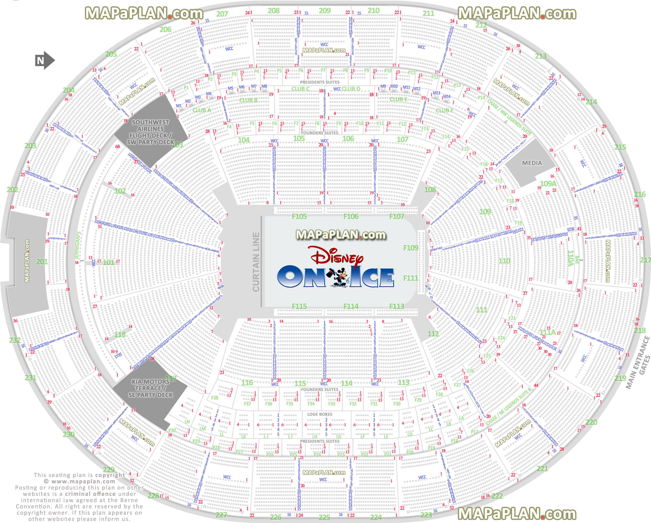 Boardwalk Hall Seating Chart Disney On Ice